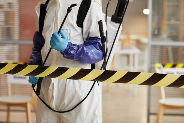 Professional Biohazard Cleanup technician working in Palm Springs, CA